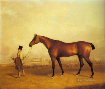 動物 Painting - エミリウス 1832 年のダービー馬の勝者ジョン ファーニーリー シニア